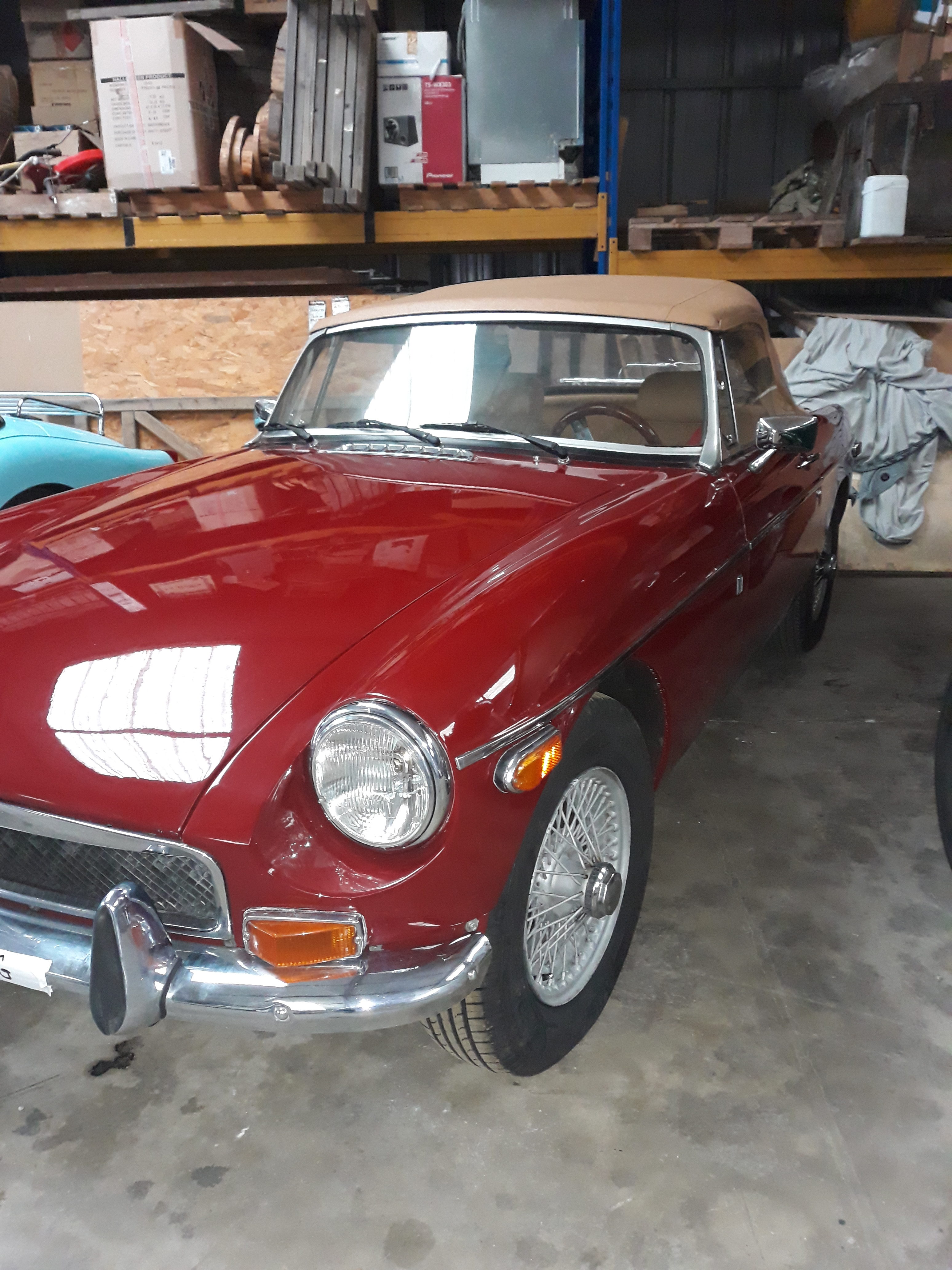 MG B à vendre de 1973 dans le Calvados